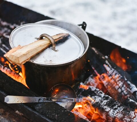 cuisine au feu de bois