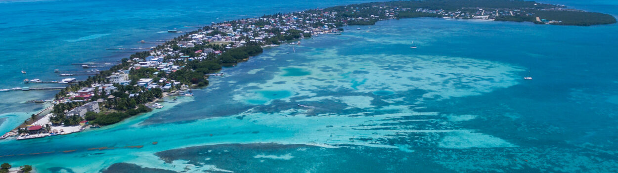 l’île de Caye Caulker au Belize