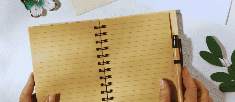Cahier personnalisé