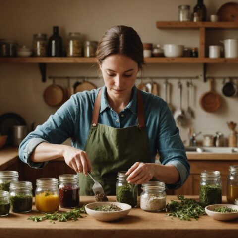 L'art de créer des soins naturels faits maison