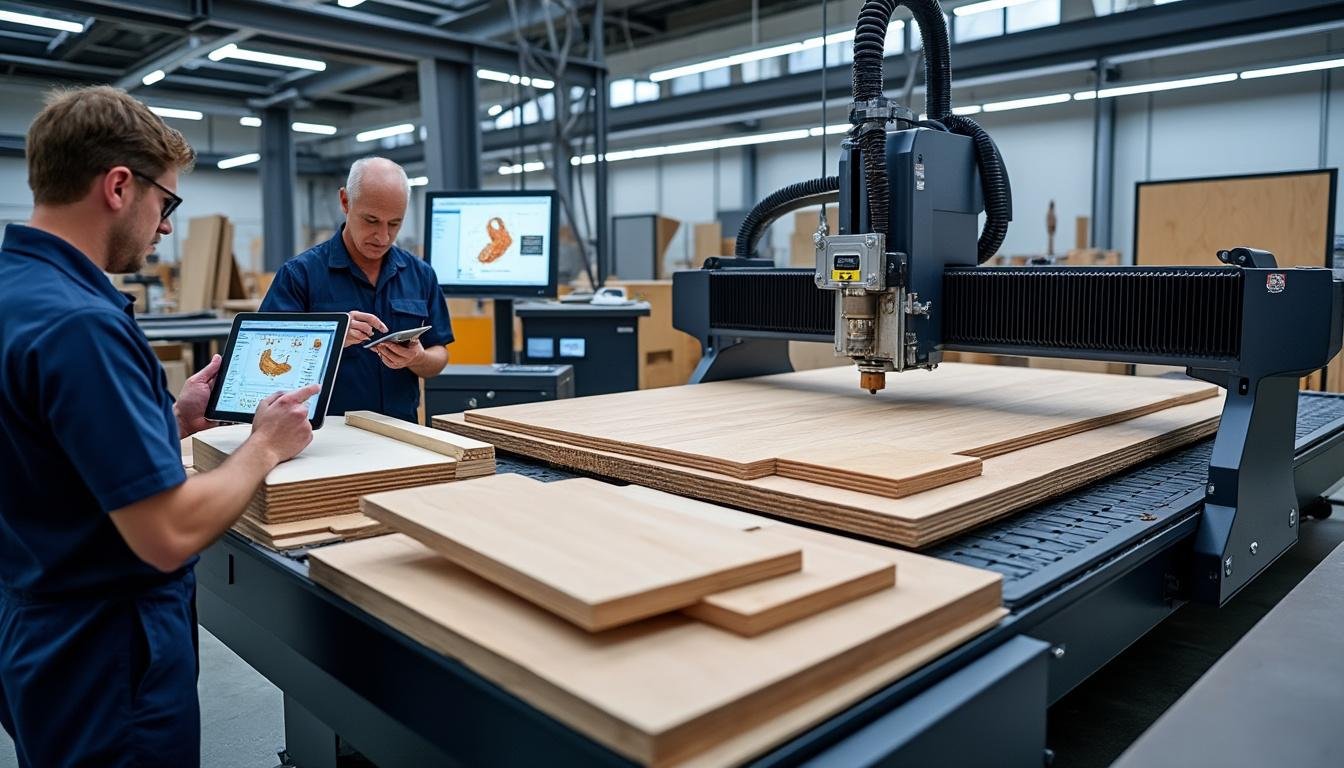 découvrez comment choisir le centre d'usinage bois idéal pour optimiser votre atelier, en tenant compte des critères essentiels pour allier performance et précision.