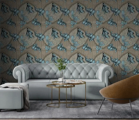 le papier peint adhésif et panoramique