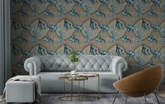 le papier peint adhésif et panoramique