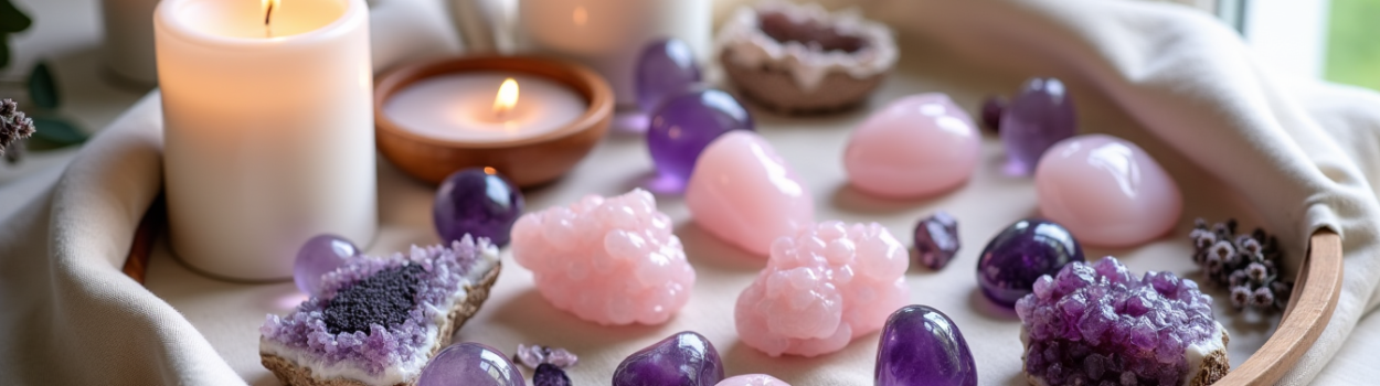 Du quartz rose à l’améthyste : quel cristal choisir pour accompagner ses rituels de relaxation